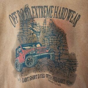 Moab Jeep Red Dirt Tee Shirt Moab, Utah Off Road Trails 4 Wheeling size XL